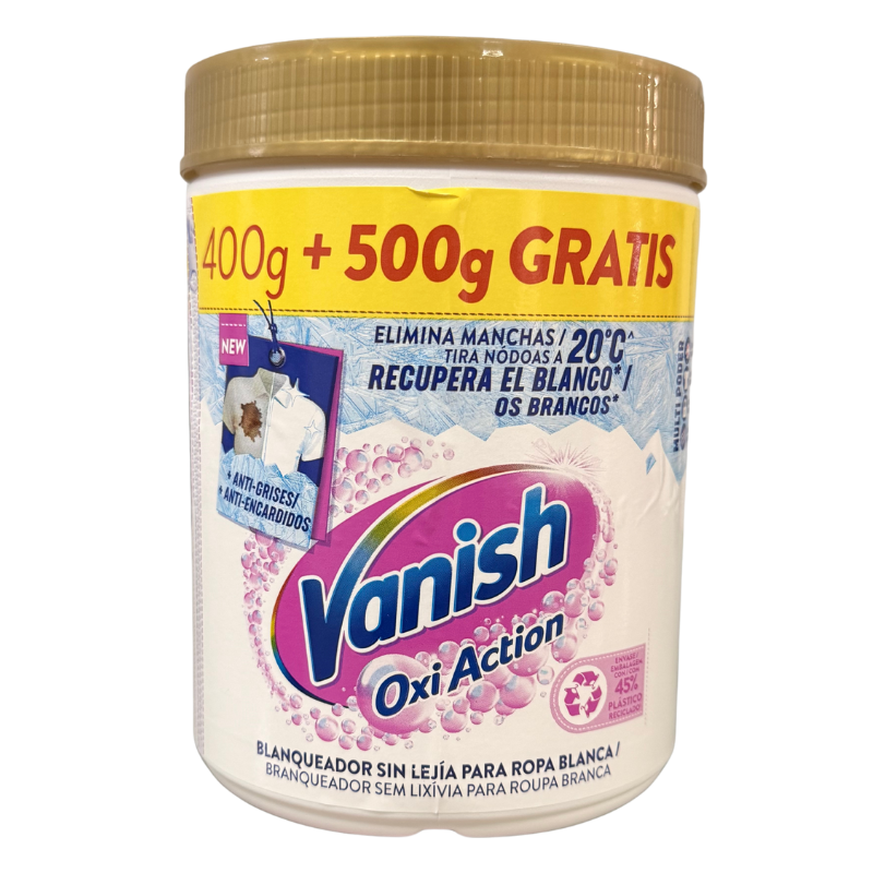 Vanish Oxi Action blancos