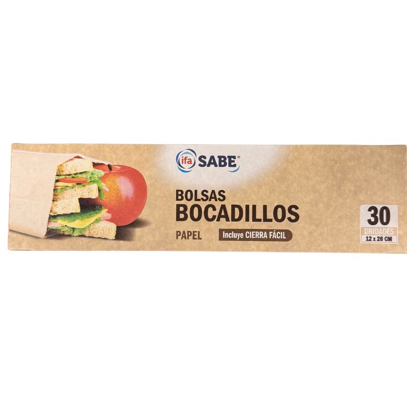 Bolsa de papel para bocadillos