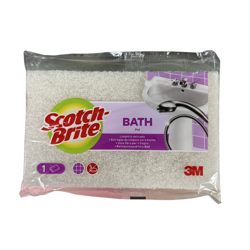 Scotch-brite baño blanco