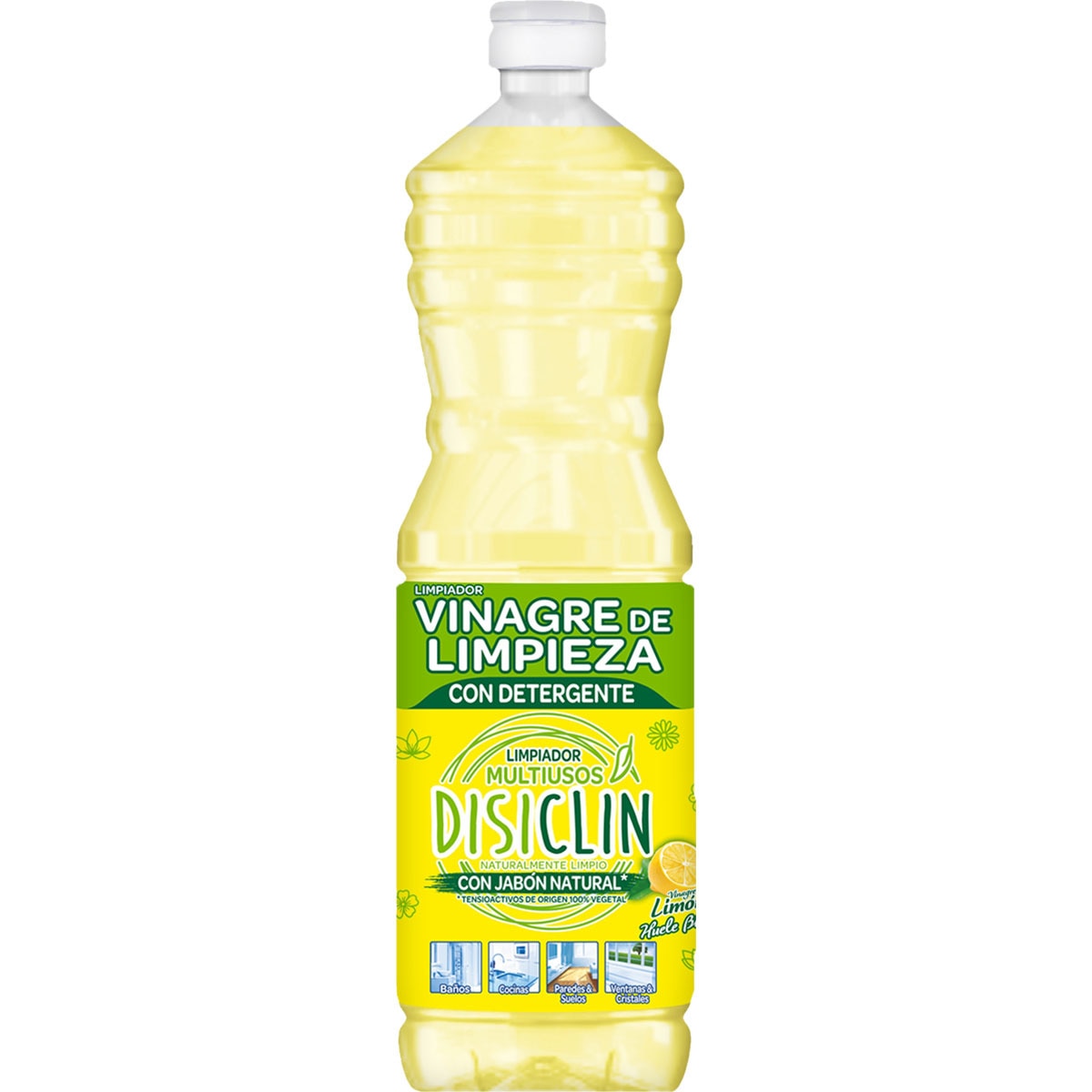 Vinagre de limpieza con detergente Limón Disiclin