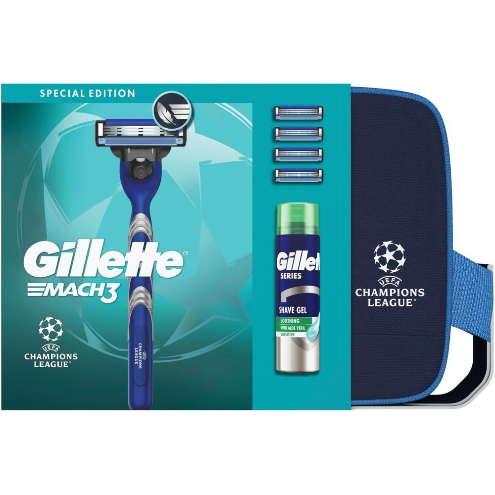 Gillette Mach3 Champions League Neceser